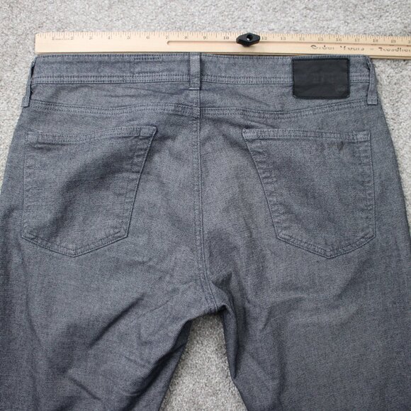 AG Adriano Goldschmied Jeans Mens 34x32 Black Tellis Modern Slim Straight Denim - Picture 7 of 15